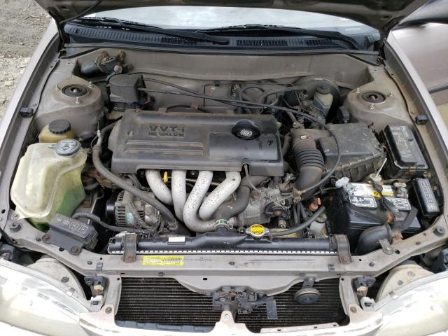 2T1BR12E5YC337357 - 2000 TOYOTA COROLLA VE SILVER photo 11