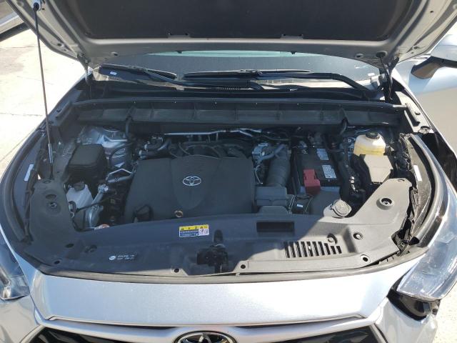 5TDGZRAH9NS130182 - 2022 TOYOTA HIGHLANDER XLE SILVER photo 12