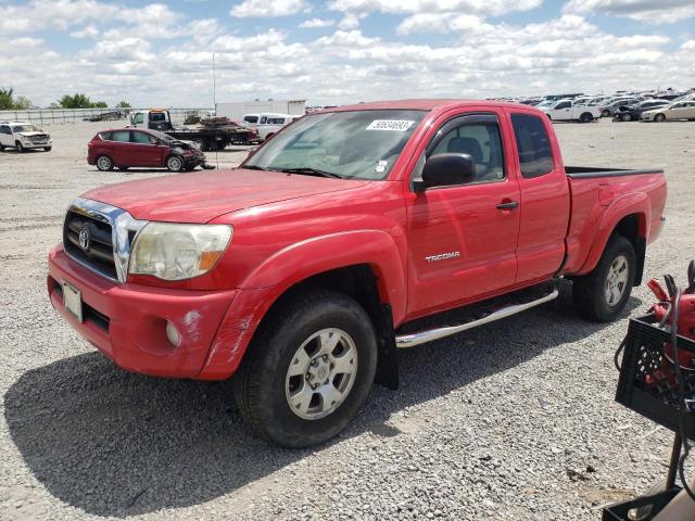 5TETU62N58Z500079 - 2008 TOYOTA TACOMA PRERUNNER ACCESS CAB RED photo 1