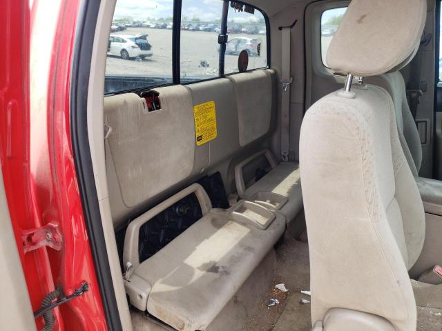 5TETU62N58Z500079 - 2008 TOYOTA TACOMA PRERUNNER ACCESS CAB RED photo 10