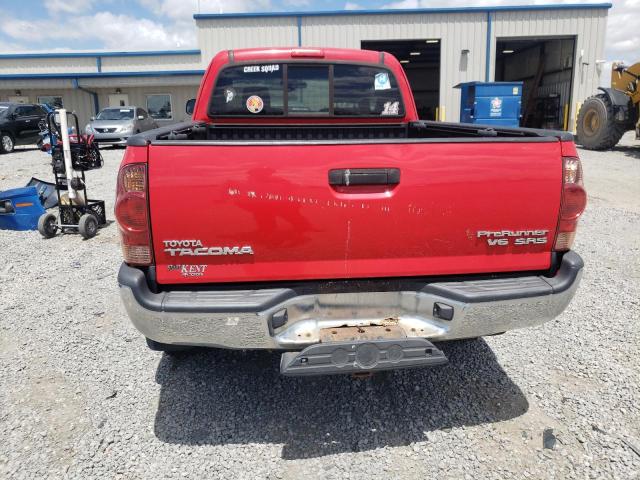 5TETU62N58Z500079 - 2008 TOYOTA TACOMA PRERUNNER ACCESS CAB RED photo 6