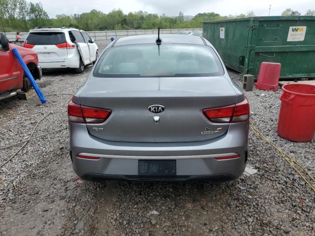 3KPA24AD5ME427596 - 2021 KIA RIO LX GRAY photo 6