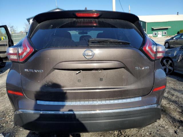 5N1AZ2MH8HN203802 - 2017 NISSAN MURANO S BROWN photo 6