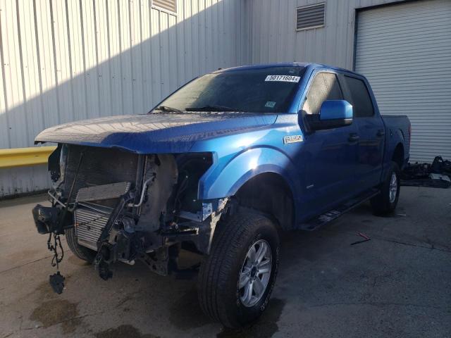 1FTEW1CG2HFC18131 - 2017 FORD F150 SUPERCREW BLUE photo 1