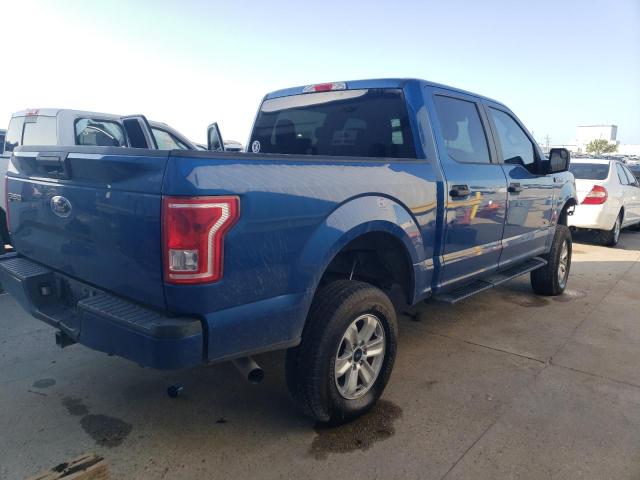 1FTEW1CG2HFC18131 - 2017 FORD F150 SUPERCREW BLUE photo 3