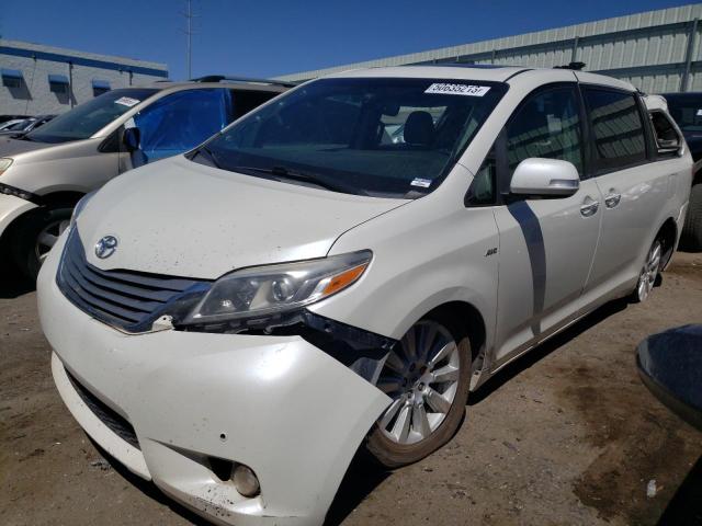 5TDDZ3DC1HS148471 - 2017 TOYOTA SIENNA XLE WHITE photo 1