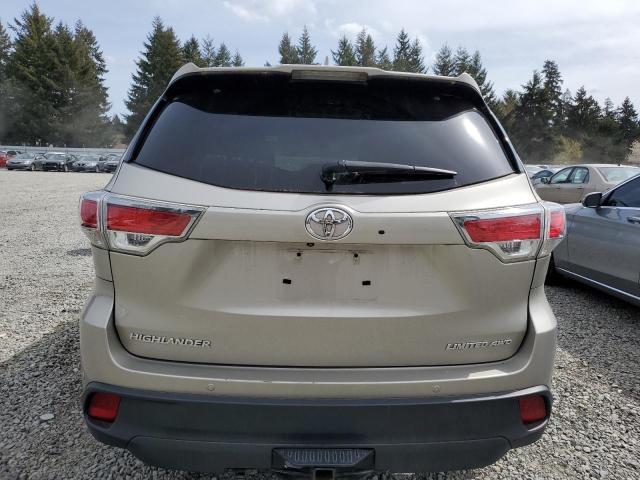 5TDDKRFH0GS249919 - 2016 TOYOTA HIGHLANDER LIMITED GOLD photo 6