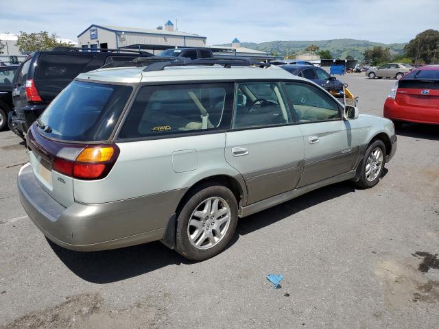 4S3BH686547628338 - 2004 SUBARU LEGACY OUTBACK LIMITED GREEN photo 3
