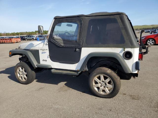 1J4FY19S8VP469990 - 1997 JEEP WRANGLER / SPORT WHITE photo 2