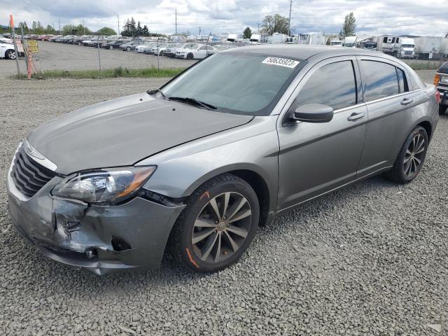 1C3CCBBB8DN656863 - 2013 CHRYSLER 200 TOURING GRAY photo 1