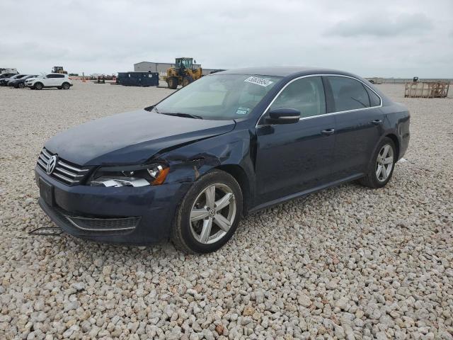 1VWBT7A36FC004026 - 2015 VOLKSWAGEN PASSAT SE BLUE photo 1