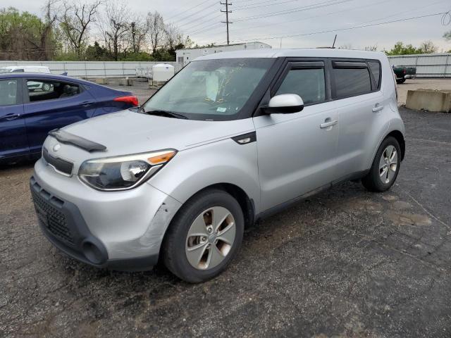 KNDJN2A26E7733542 - 2014 KIA SOUL SILVER photo 1