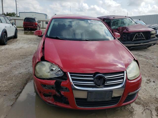 3VWJM71K48M115627 - 2008 VOLKSWAGEN JETTA S RED photo 5