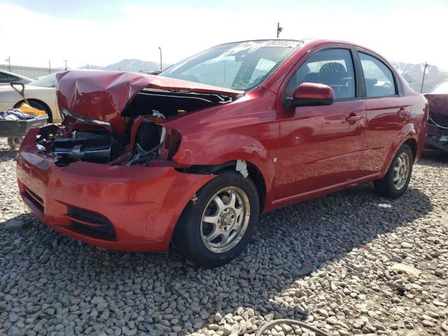 KL1TD56E59B605352 - 2009 CHEVROLET AVEO LS BURGUNDY photo 1