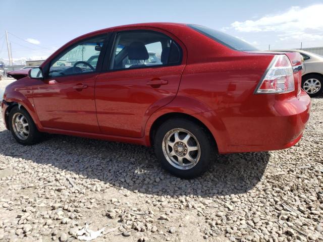 KL1TD56E59B605352 - 2009 CHEVROLET AVEO LS ბურგუნდია ფოტო 2