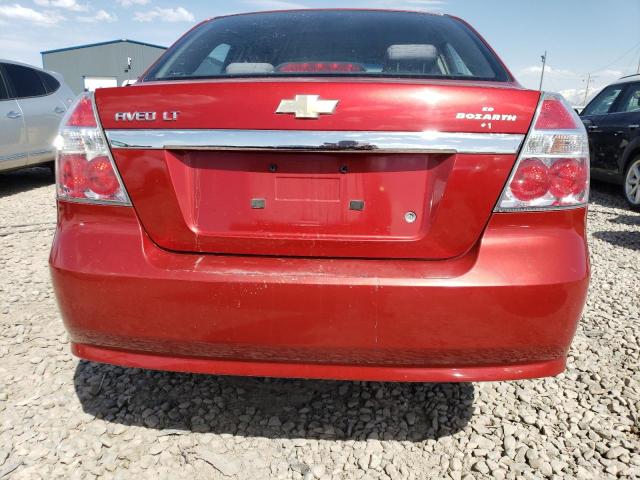KL1TD56E59B605352 - 2009 CHEVROLET AVEO LS ბურგუნდია ფოტო 6