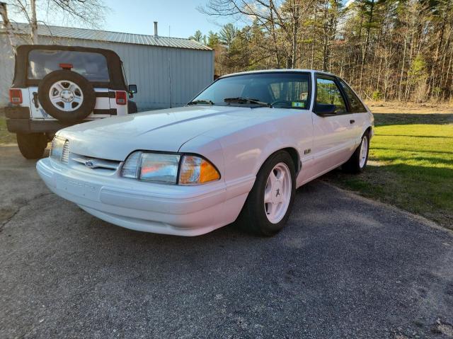 1FACP41E3NF126275 - 1992 FORD MUSTANG LX WHITE photo 2