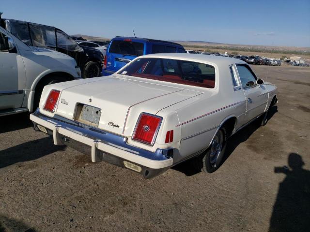 SS22L9R193984 - 1979 CHRYSLER CORDOBA WHITE photo 3