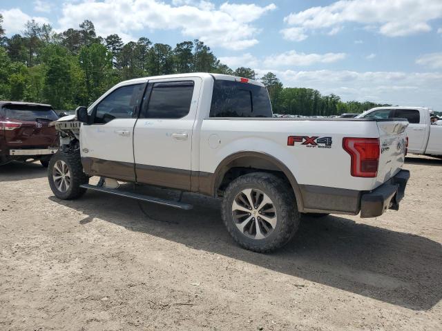 1FTEW1EF6GFC72020 - 2016 FORD F150 SUPERCREW WHITE photo 2