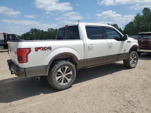 1FTEW1EF6GFC72020 - 2016 FORD F150 SUPERCREW WHITE photo 3