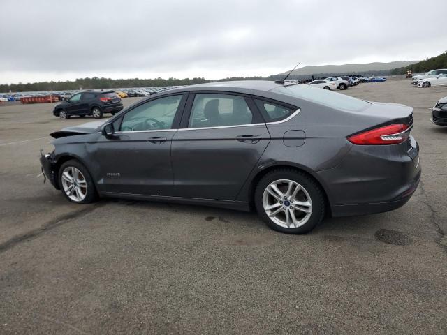 3FA6P0LU6JR208542 - 2018 FORD FUSION SE HYBRID GRAY photo 2