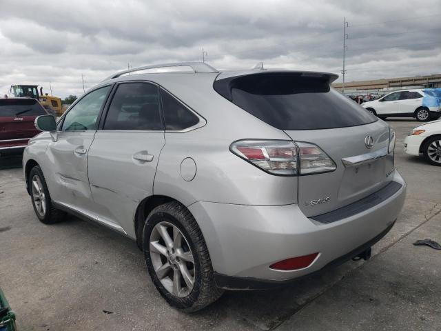 2T2ZK1BA5AC005324 - 2010 LEXUS RX 350 SILVER photo 2