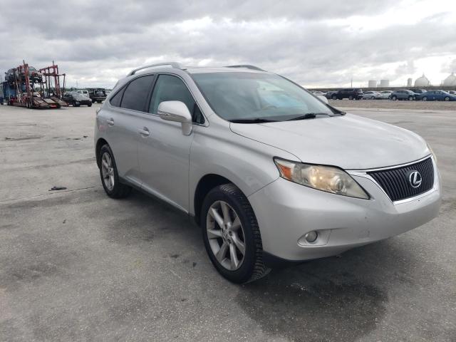 2T2ZK1BA5AC005324 - 2010 LEXUS RX 350 SILVER photo 4