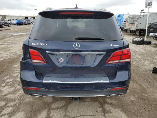 4JGDA5HB4HA947416 - 2017 MERCEDES-BENZ GLE 350 4MATIC BLUE photo 6