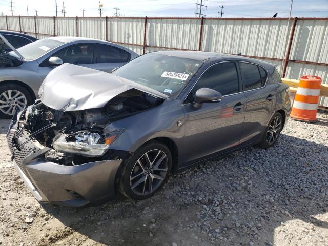 JTHKD5BH4E2190277 - 2014 LEXUS CT 200 GRAY photo 1