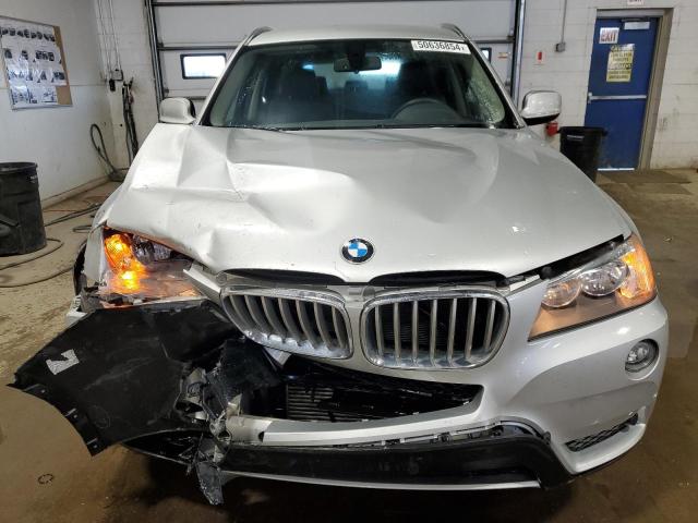 5UXWX9C51E0D36377 - 2014 BMW X3 XDRIVE28I SILVER photo 5