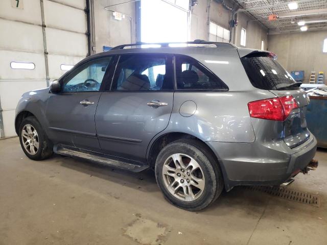 2HNYD28679H508352 - 2009 ACURA MDX TECHNOLOGY GRAY photo 2