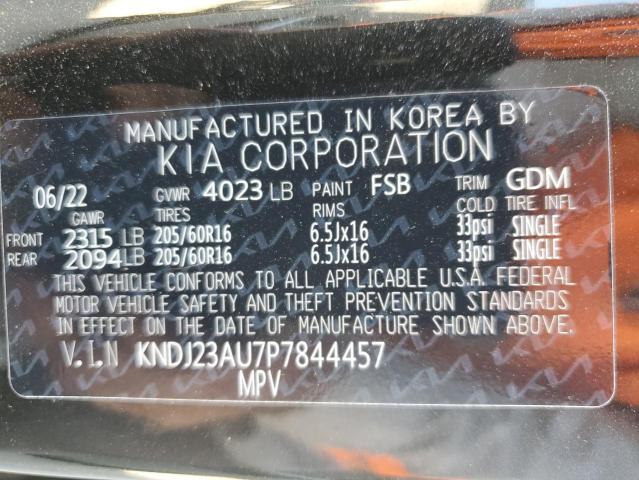 KNDJ23AU7P7844457 - 2023 KIA SOUL LX BLACK photo 14