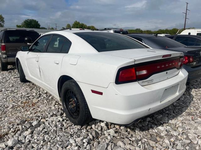 2C3CDXKT1EH280049 - 2014 DODGE CHARGER POLICE WHITE photo 3