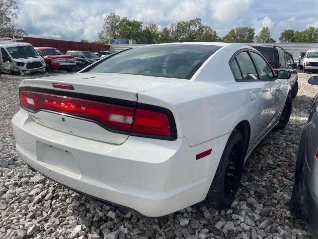 2C3CDXKT1EH280049 - 2014 DODGE CHARGER POLICE WHITE photo 4