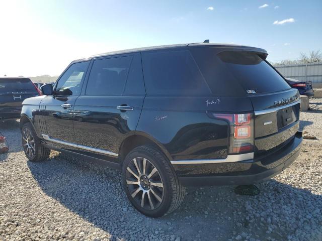 SALGV3EF7GA257409 - 2016 LAND ROVER RANGE ROVE AUTOBIOGRAPHY BLACK photo 2