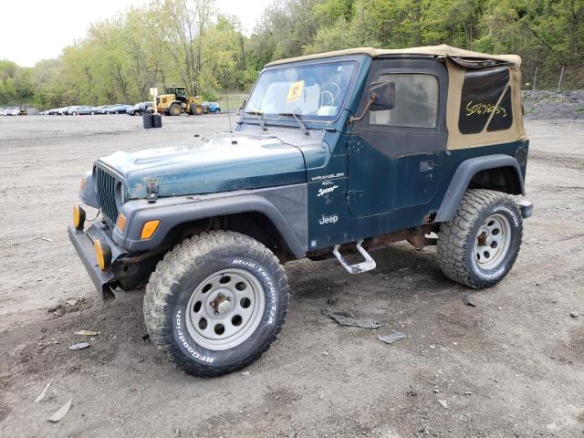 1J4FY19S2VP434037 - 1997 JEEP WRANGLER / SPORT GREEN photo 1