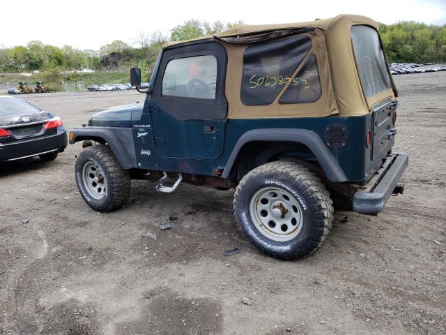 1J4FY19S2VP434037 - 1997 JEEP WRANGLER / SPORT GREEN photo 2