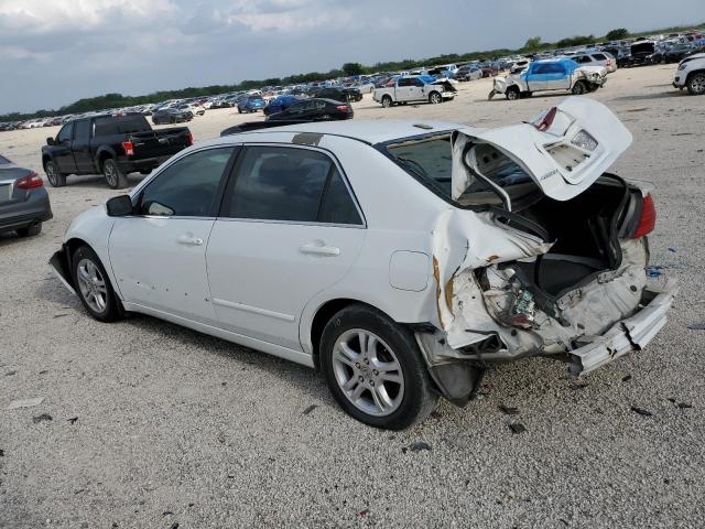 1HGCM56847A193254 - 2007 HONDA ACCORD EX WHITE photo 2