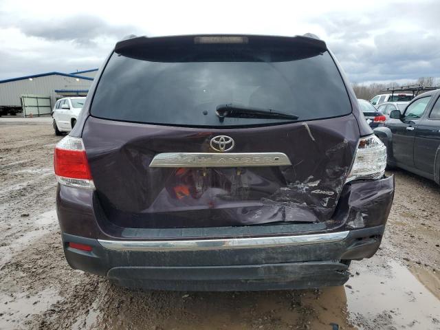 5TDBK3EH0DS211463 - 2013 TOYOTA HIGHLANDER BASE BURGUNDY photo 6