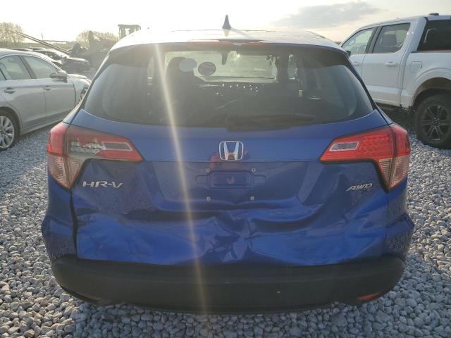 3CZRU6H30JG729152 - 2018 HONDA HR-V LX BLUE photo 6