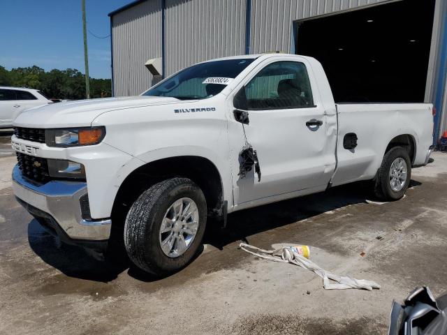 3GCNWAEF2MG366731 - 2021 CHEVROLET SILVERADO C1500 WHITE photo 1