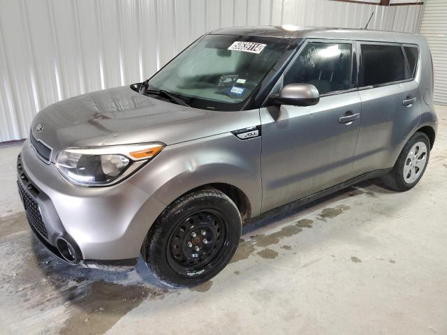 KNDJN2A22F7219009 - 2015 KIA SOUL GRAY photo 1