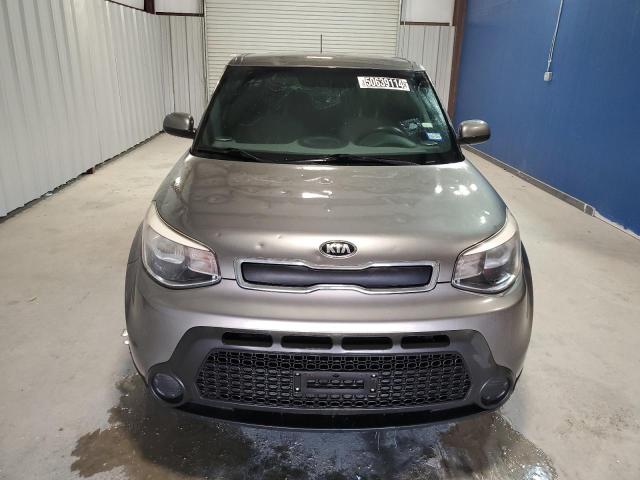 KNDJN2A22F7219009 - 2015 KIA SOUL GRAY photo 5