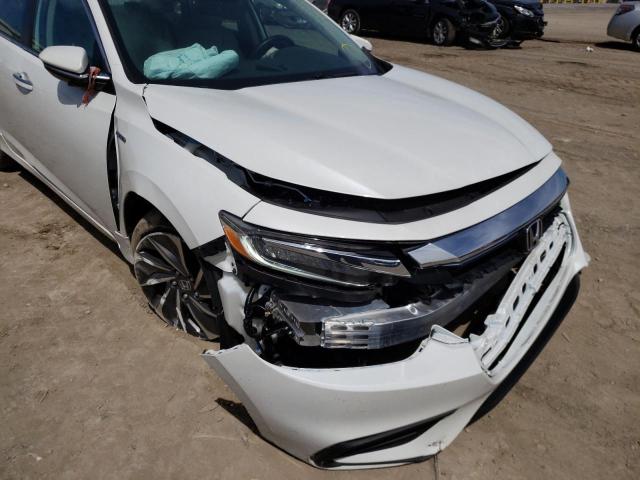 19XZE4F96NE004719 - 2022 HONDA INSIGHT TOURING WHITE photo 9