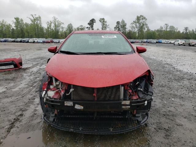 5YFBURHEXGP398187 - 2016 TOYOTA COROLLA L RED photo 5