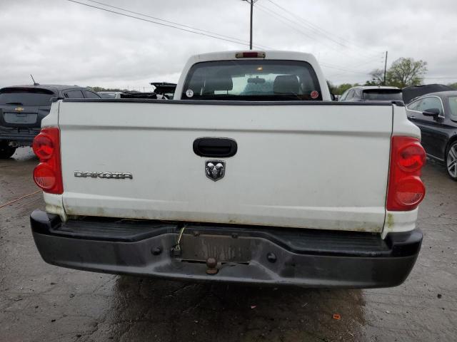 1D7HE22K57S146722 - 2007 DODGE DAKOTA ST WHITE photo 6