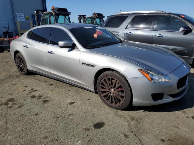 ZAM56RRA5G1185246 - 2016 MASERATI QUATTROPOR S SILVER photo 4