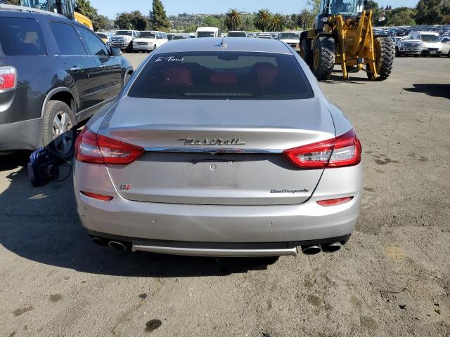 ZAM56RRA5G1185246 - 2016 MASERATI QUATTROPOR S SILVER photo 6