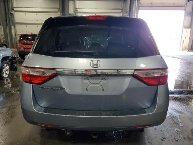 5FNRL5H63CB123141 - 2012 HONDA ODYSSEY EXL BLUE photo 6