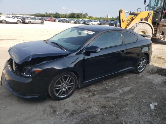 JTKDE177470183238 - 2007 TOYOTA SCION TC BLACK photo 1